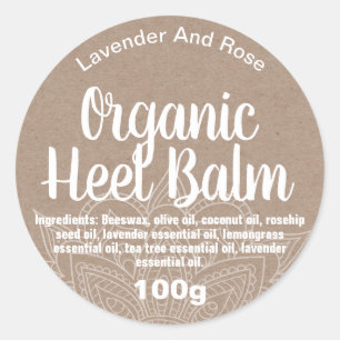  label voor gekraakte hiel