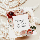 Label voor herfst Bohemian Wedding Favor