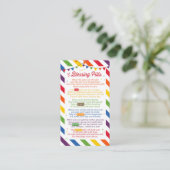 Label voor het plukken van pillen, gedicht (Staand voorkant)