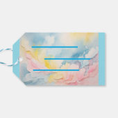 Label voor kerstboomversiering cadeaulabel (Achterkant Horizontaal)