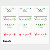 Label voor kerstcadeaubonbons (Vel)