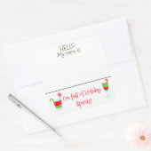 Label voor kerstcadeaubonbons (Envelop)