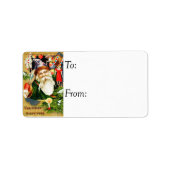 Label voor kerstkerstkerstkerstcadeaus (Voorkant)