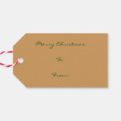 Label voor kerstkerstkerstkerstcadeaus cadeaulabel (Achterkant Horizontaal)