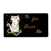 Label voor kerstmis Mess Gift (Voorkant)