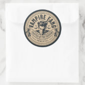 Label voor oude drankje vampiertand Halloween deco (Tas)