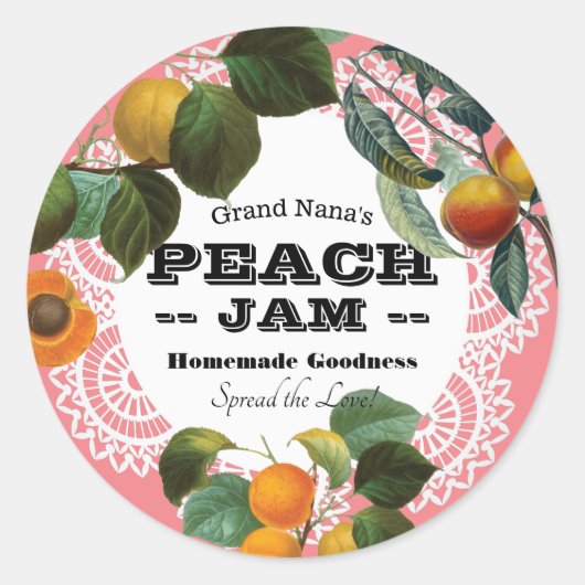  label voor peach (Voorkant)