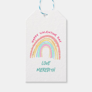 Label voor persoonlijke Valentijnsdag Cadeaulabel