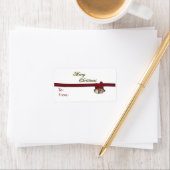 Label voor prettige kerstcadeaus (Insitu)