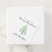 Label voor prettige kerstcadeaus (In situ)