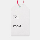 Label voor prettige kerstcadeaus cadeaulabel (Achterkant)