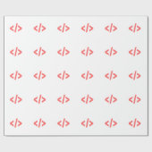 Label voor programmering cadeaupapier (Vlak)