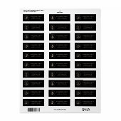 label voor Schattige hemels retouradres (Full Sheet)