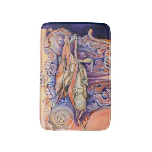 Label voor spinnen en krullen badmat (Voorkant Verticaal)