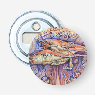 Label voor spinnen en krullen button flesopener