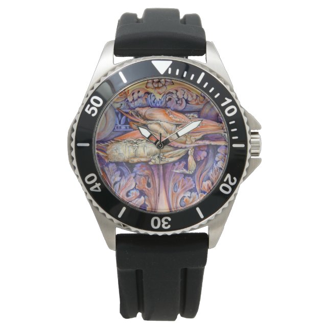 Label voor spinnen en krullen horloge (Voorkant)