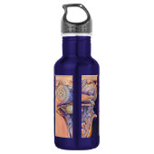 Label voor spinnen en krullen waterfles (Achterkant)