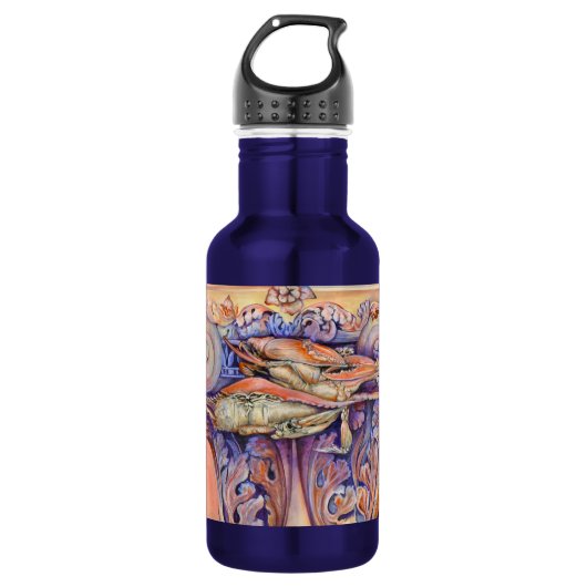 Label voor spinnen en krullen waterfles (Voorkant)