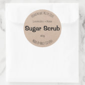 label voor suikerscrub (Tas)