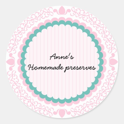 Label voor zelfgemaakte conserven (Voorkant)