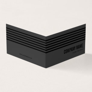 Label voor zwart en grijs ophangen visitekaartjes