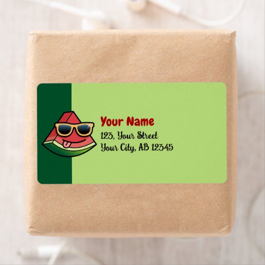 Label Watermeloen Cartoon (Insitu)