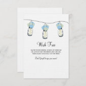 Label Weddenschap Wish Tree Advieskaart (Voorkant / Achterkant)