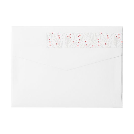 Label Wraparound Return Address Sticker (Achterkant)