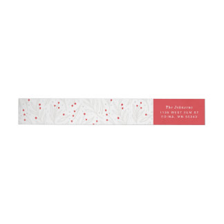Label Wraparound Return Address Sticker