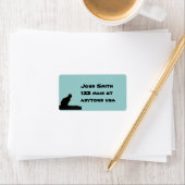 Label zwart kattenadres (Insitu)