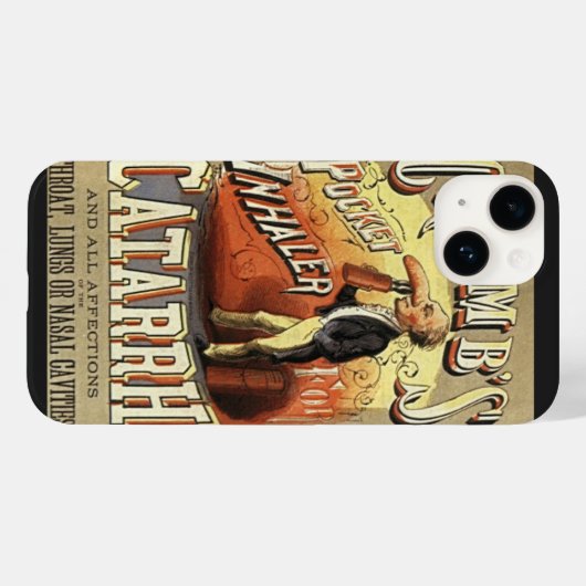 labelkunst, tandheelkundige astmainhalator Case-Mate iPhone case (Achterkant (horizontaal))