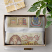 labels 11 10x15 , losse tapes tissuepapier (Geschenk)