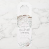 Labels | Elegant Alabaster Peonies (Voorkant)