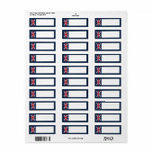 Labels in het UK-logo voor retournering (Full Sheet)