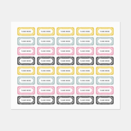  labels instellen 1 (Vel)