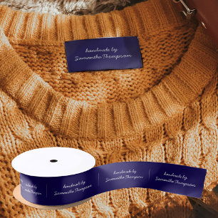 Labels Kleding Tags Handgemaakte Artikelen Schrift Lint