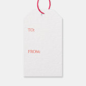 LABELS MAC RAE TARTAN-cadeautjes Cadeaulabel (Achterkant)