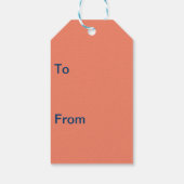 labels met een blauwe cel - niet cadeau cadeaulabel (Achterkant)