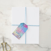 Labels met een Magic unicorn-cadeau Cadeaulabel (Met Touw)