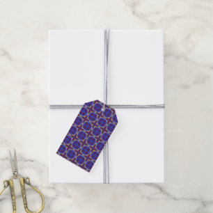Labels met een Marokkaanse caleidoscoop Cadeaulabel