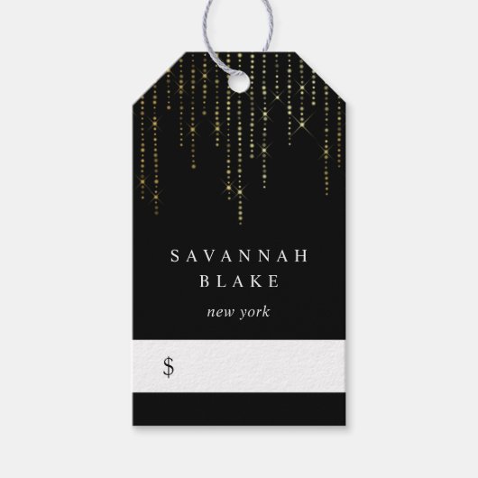 Labels met goudmarktprijs cadeaulabel (Voorkant)