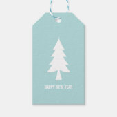 Labels met kerstbomen cadeaulabel (Voorkant)