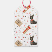 Labels met kerstcadeaus voor Snowman Cadeaulabel (Achterkant)