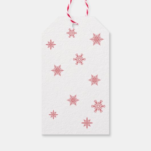 Labels met kerstcadeautjes cadeaulabel (Achterkant)