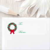 Labels met kerstcadeautjes met kleefstof (Insitu)