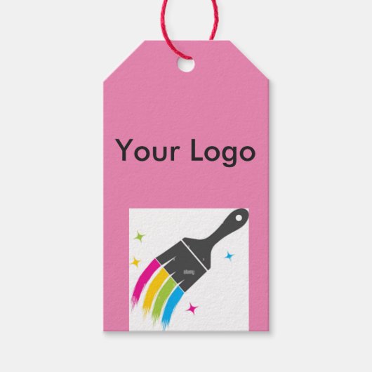 Labels met LogoCraft-cadeau Cadeaulabel (Voorkant)