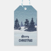 Labels met prettige kerstcadeaus cadeaulabel (Achterkant)