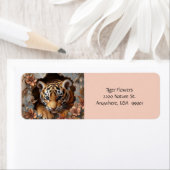 Labels met Schattige Tiger Cub-Multicolored Bloeme (Insitu)