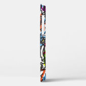 labels naadloos patroon. Graffiti achtergrond.kuns Case-Mate iPhone Case (Achterkant / Links)