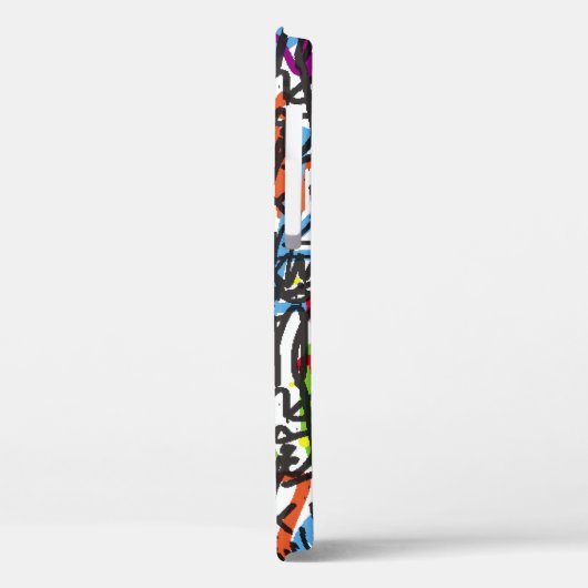 labels naadloos patroon. Graffiti achtergrond.kuns Case-Mate iPhone Case (Achterkant / Links)